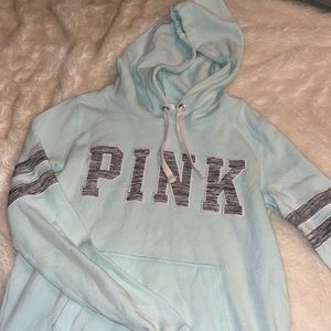 pink hoodie